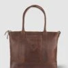 Cathy Zip Tote - Toffee-4728356307014