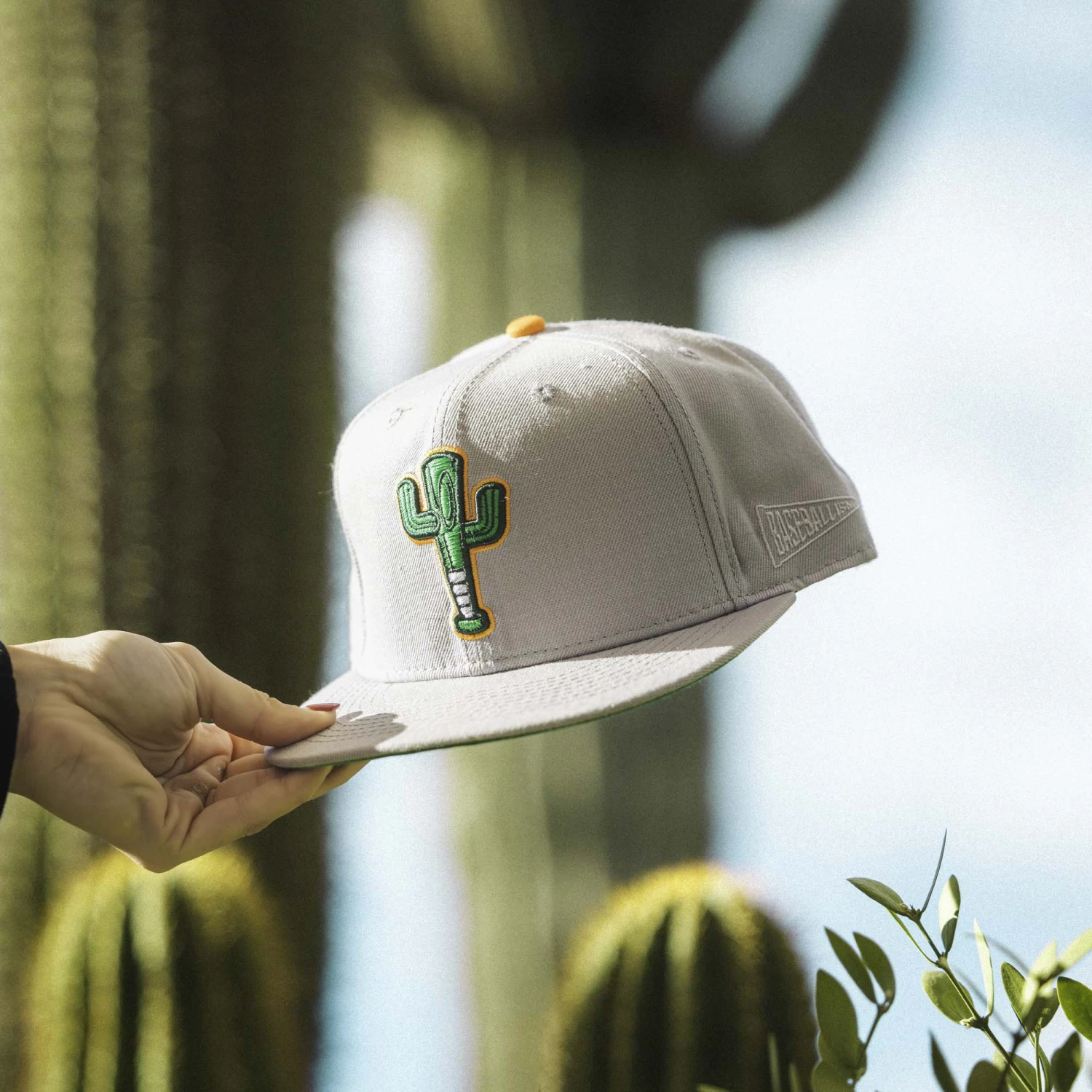 Cactus Bat Cap Grey-7274492166214 5 Cactus Bat Cap Grey-7274492166214 - Image 5