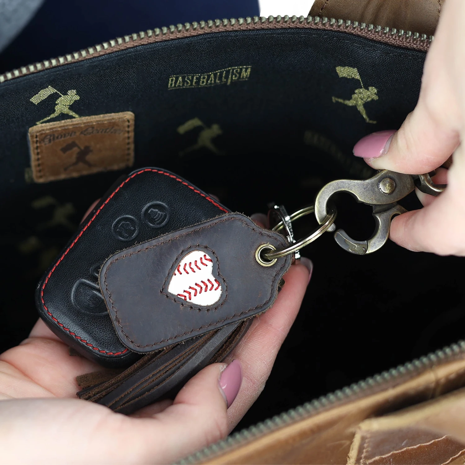 Cathy Zip Tote - Toffee-4728356307014 9 Cathy Zip Tote - Toffee-4728356307014 - Image 9