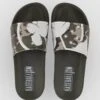 Star Spangled Flag Man Slides - Camo/White-6610763808838