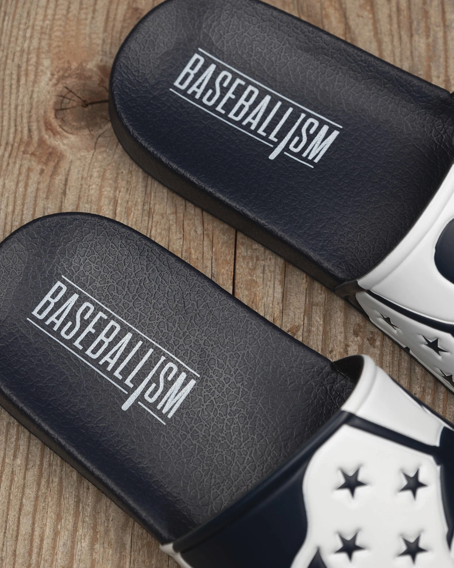 Star Spangled Flag Man Slides - White/Navy-6610763677766 3 Star Spangled Flag Man Slides - White/Navy-6610763677766 - Image 3