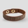For Love Of The Game Single Loop Bracelet - Dark Brown-7284871888966
