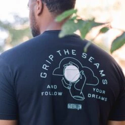 Follow Your Dreams-6658434170950 -Baseballism GripTheSeamsTee 1