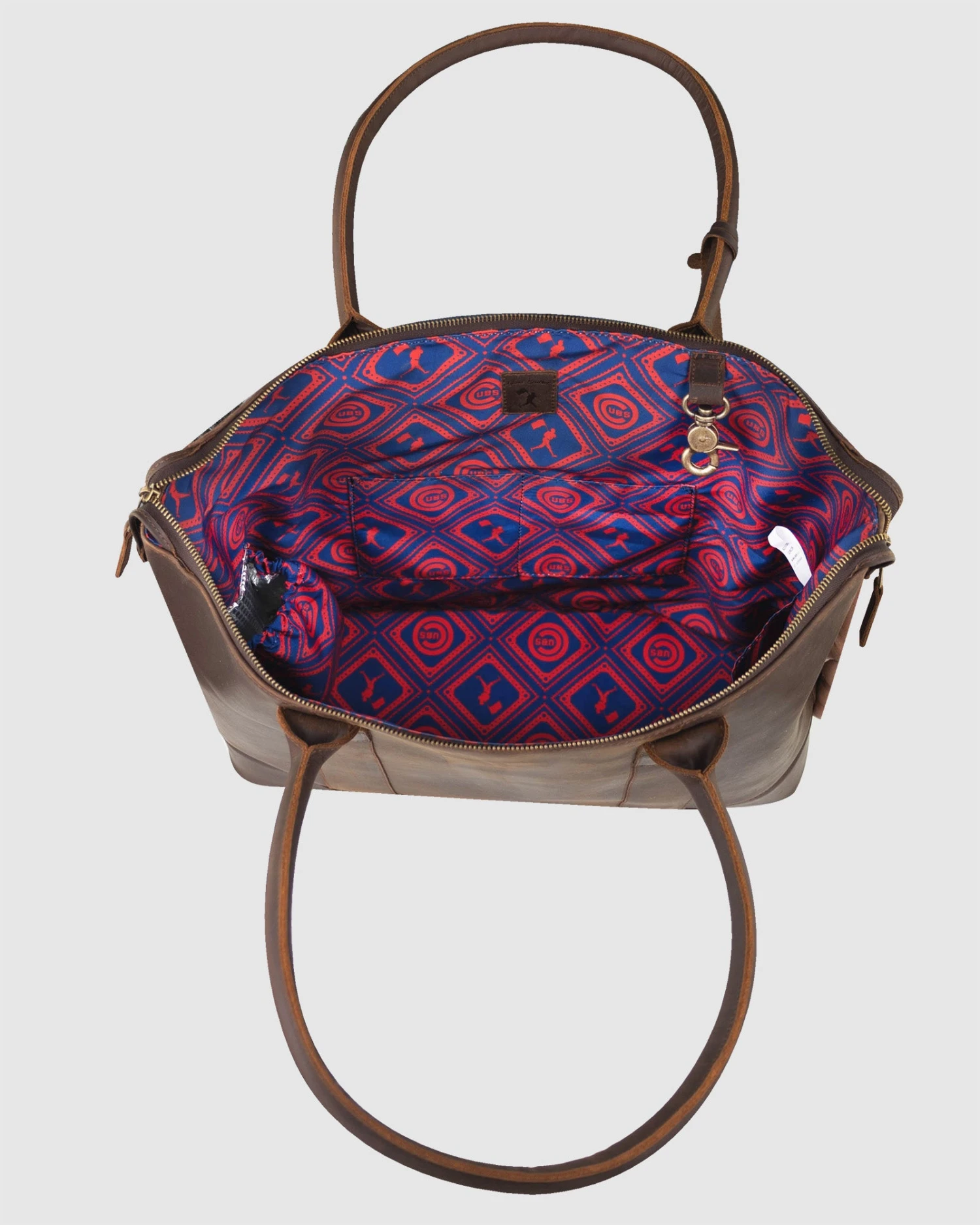 Cathy Zip Tote - Chicago Cubs-6669651935302 3 Cathy Zip Tote - Chicago Cubs-6669651935302 - Image 3