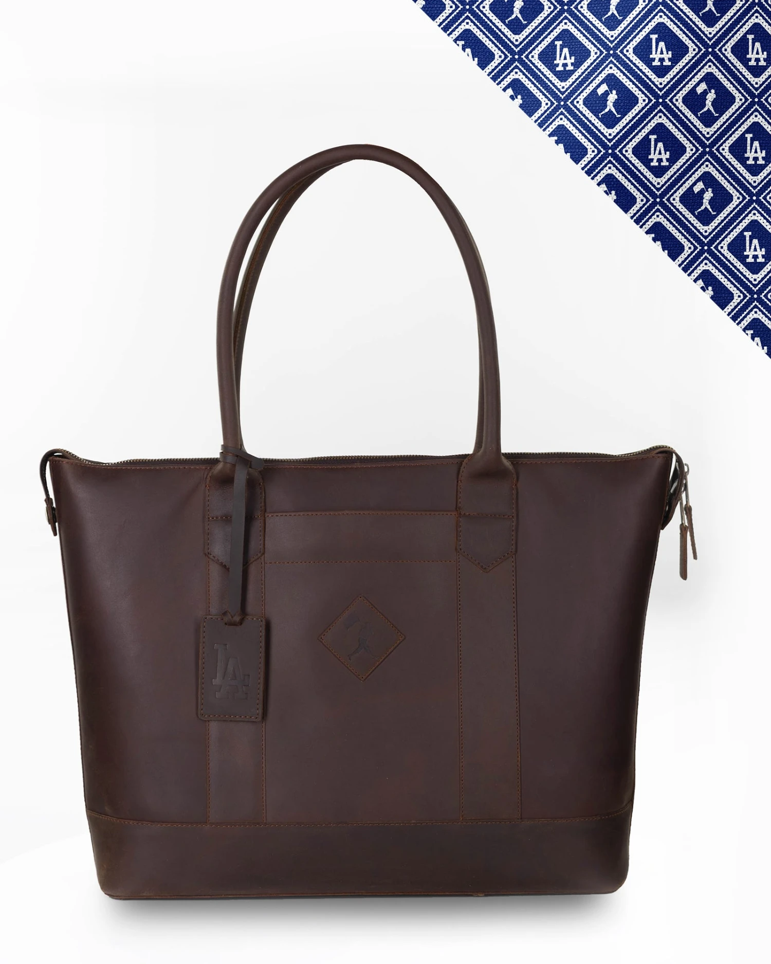 Cathy Zip Tote - Los Angeles Dodgers-6669652033606 1 Cathy Zip Tote - Los Angeles Dodgers-6669652033606