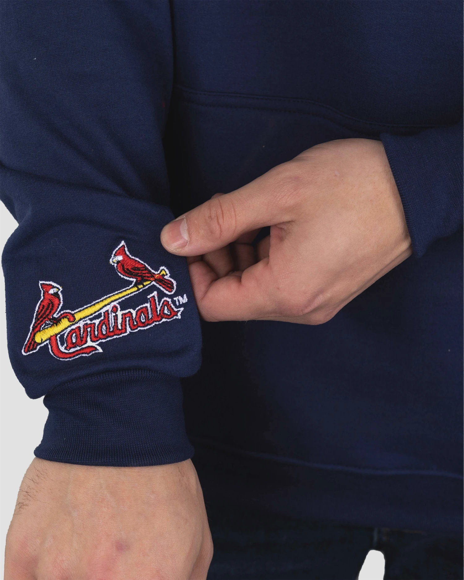 Outfield Fence Hoodie - St. Louis Cardinals-6709887336518 2 Outfield Fence Hoodie - St. Louis Cardinals-6709887336518 - Image 2