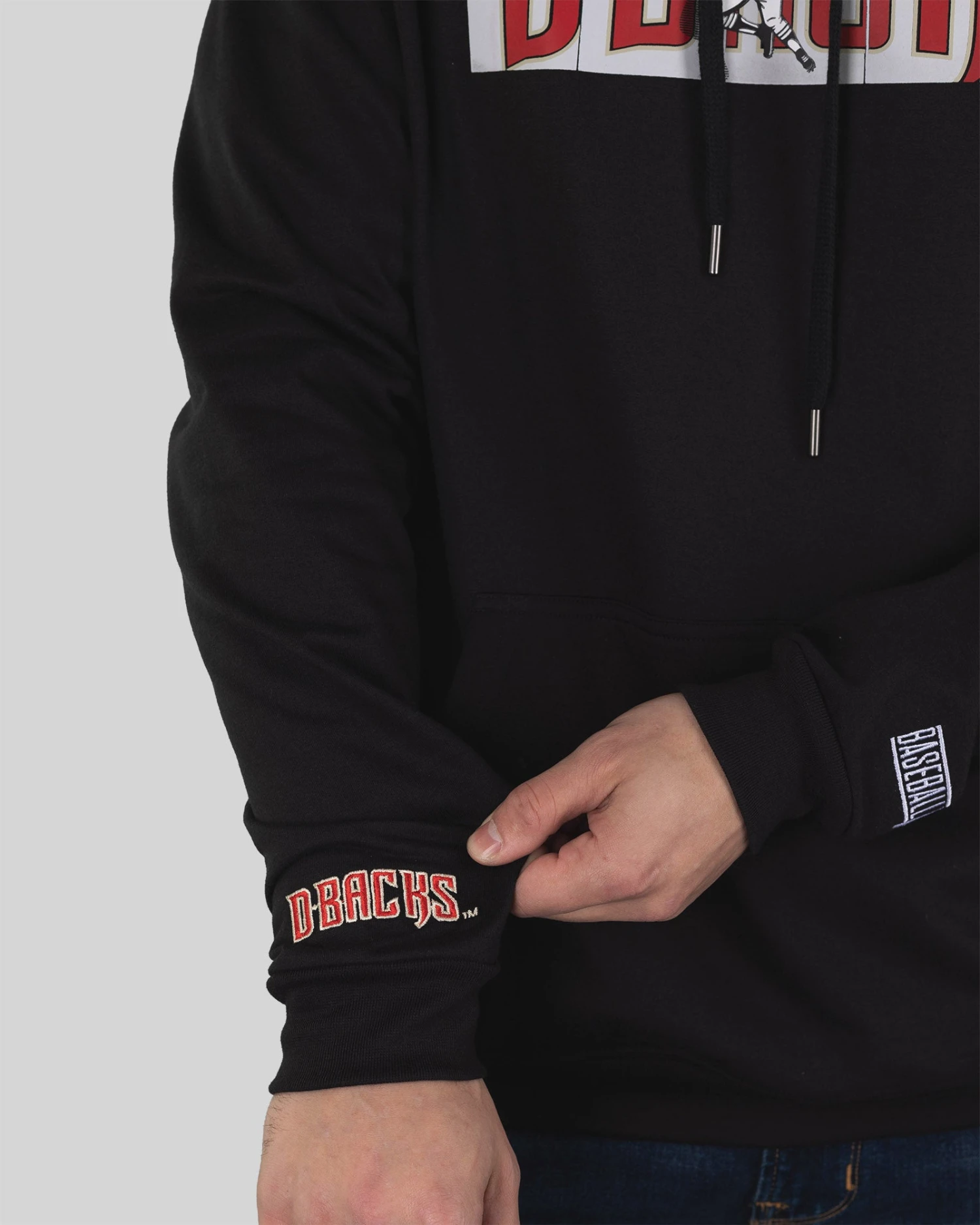 Outfield Fence Hoodie - Arizona Diamondbacks-6709885763654 2 Outfield Fence Hoodie - Arizona Diamondbacks-6709885763654 - Image 2