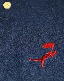 Baseballism -Baseballism NavyPolo Detail