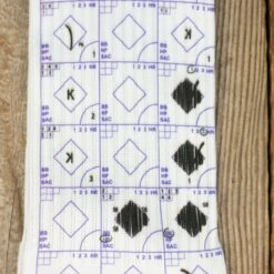 Baseballism -Baseballism Scorebook Socks Detail
