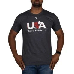 Baseballism X USA Baseball - Charcoal-6554645233734 -Baseballism USABBLogoGrey Cutout