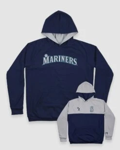 Double Play Reversible Hoodie - Seattle Mariners-7129467453510