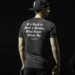 Never Give Up-7285078720582 -Baseballism baseballism babe ruth never give up tee 006