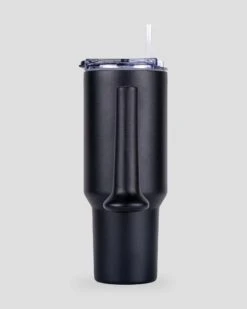 Ballpark Tumbler - 40oz - Onyx Eye Black-7180941590598 -Baseballism baseballism bat handle tumbler onyx 002 469654be c1b2 4f30 ae7a 33eb55b79684