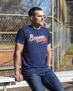 Get Your Peanuts! - Atlanta Braves-6759753384006 -Baseballism baseballism bleacher seats mens tee braves 003