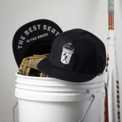 Bucket Cap-7197854171206 -Baseballism baseballism bucket cap black 001