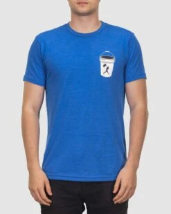 Bucket 2.0 (Blue)-6978832007238 -Baseballism baseballism bucket tee mens blue 001