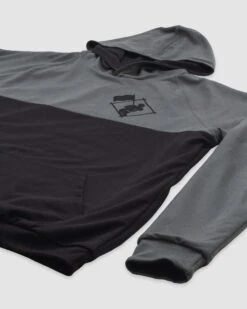 Baseballism Classic Double Play Reversible Hoodie (Black/Grey)-7152990421062 -Baseballism baseballism classic double play hoodie mens 003