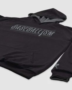 Baseballism Classic Double Play Reversible Hoodie (Black/Grey)-7152990421062 -Baseballism baseballism classic double play hoodie mens 004