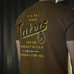 Idaho Taters-7204464656454 9 Idaho Taters-7204464656454 -Baseballism baseballism farmball taters mens tee 005