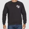 Flag Man Badge Crew Neck (Black)-6867146539078