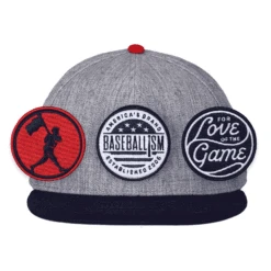 Triple Play Badge Cap-6961758044230 15 Triple Play Badge Cap-6961758044230 -Baseballism baseballism hat2school hat