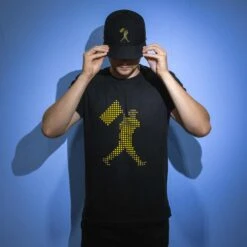 Flag Man Scoreboard-7146652532806 -Baseballism baseballism jumbotron mens tee 001