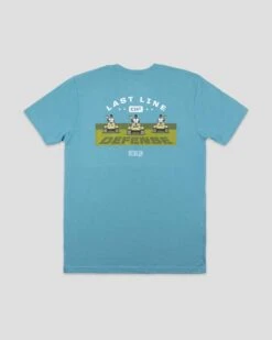 Guns In The Outfield-7194075004998 -Baseballism baseballism lastline of defense mens tee 002