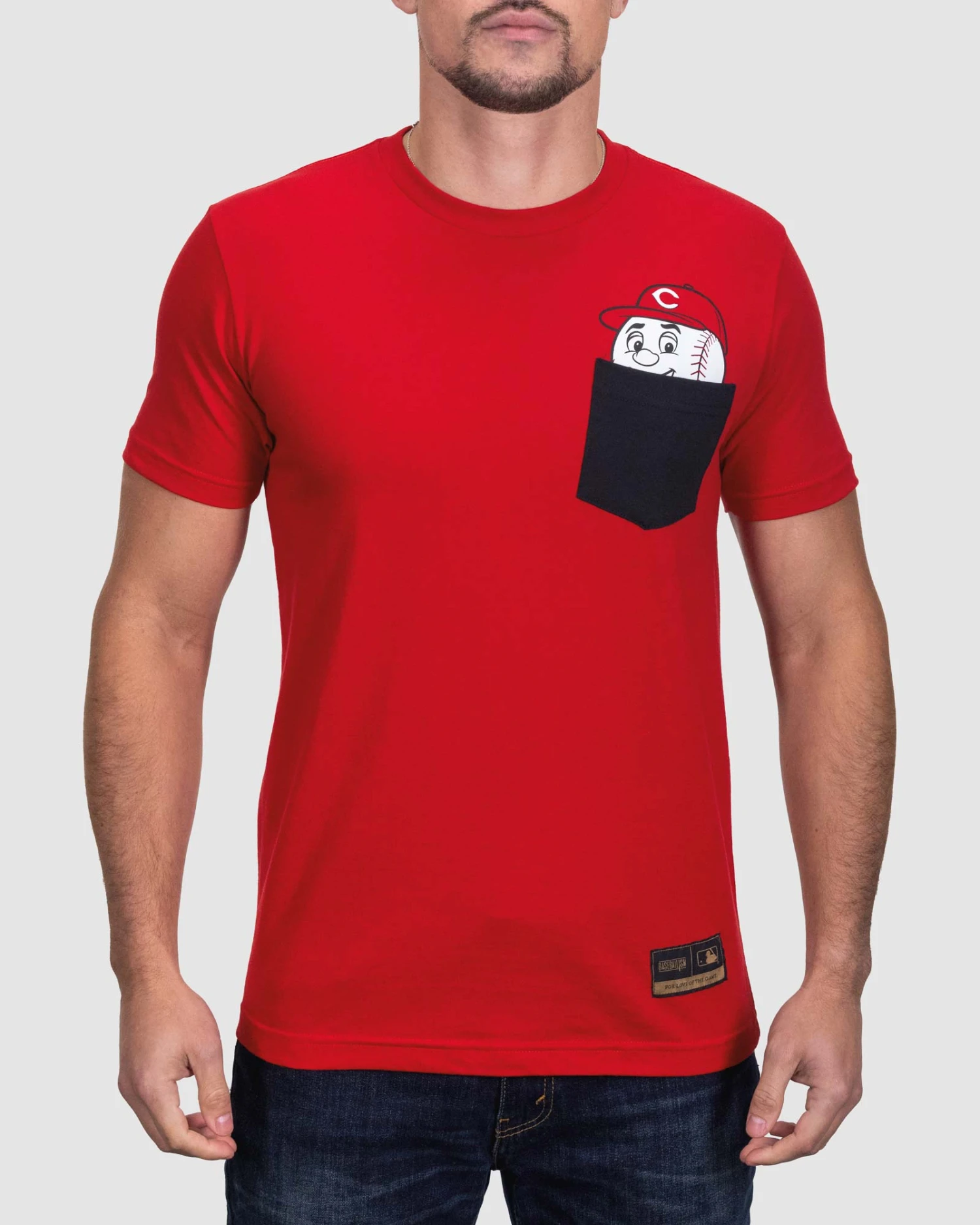 Mascot Pocket Tee - Cincinnati Reds-6973342089286 1 Mascot Pocket Tee - Cincinnati Reds-6973342089286