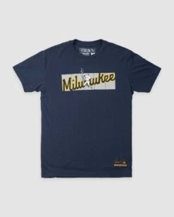Outfield Fence Tee - Milwaukee Brewers-7083607851078