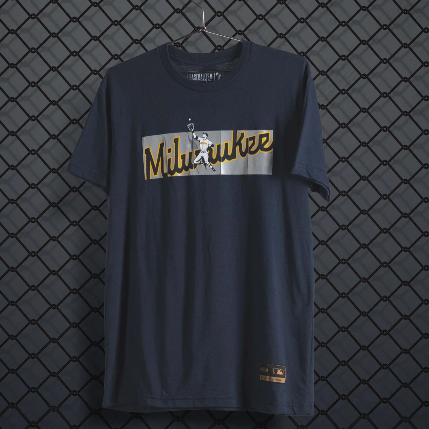 Outfield Fence Tee - Milwaukee Brewers-7083607851078 5 Outfield Fence Tee - Milwaukee Brewers-7083607851078 - Image 5