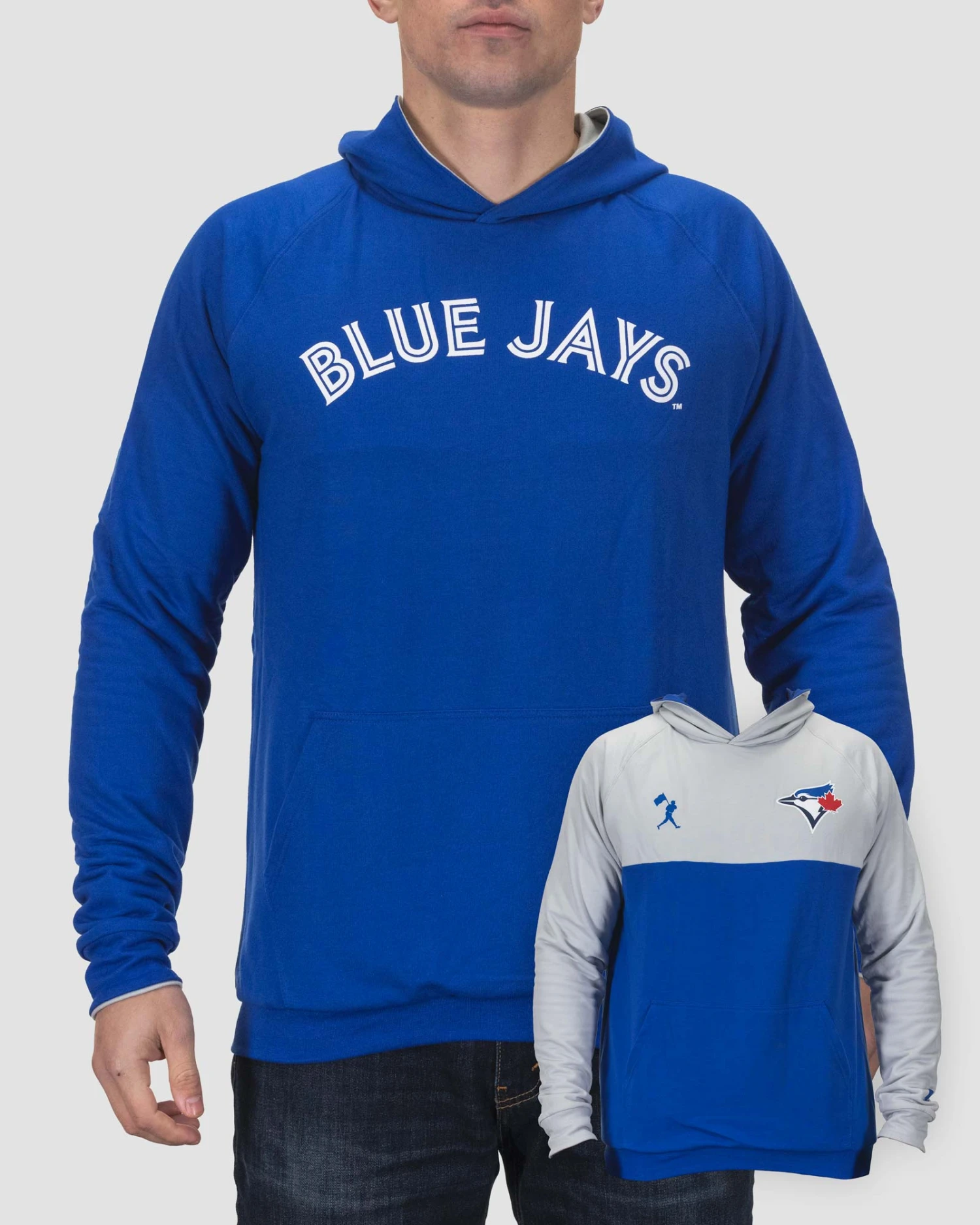 Double Play Reversible Hoodie - Toronto Blue Jays-7087396094022 1 Double Play Reversible Hoodie - Toronto Blue Jays-7087396094022