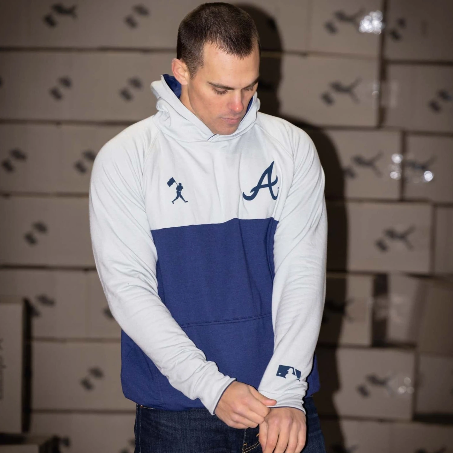 Double Play Reversible Hoodie - Atlanta Braves-7059141328966 10 Double Play Reversible Hoodie - Atlanta Braves-7059141328966 - Image 10