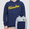 Double Play Reversible Hoodie - Milwaukee Brewers-7079043334214