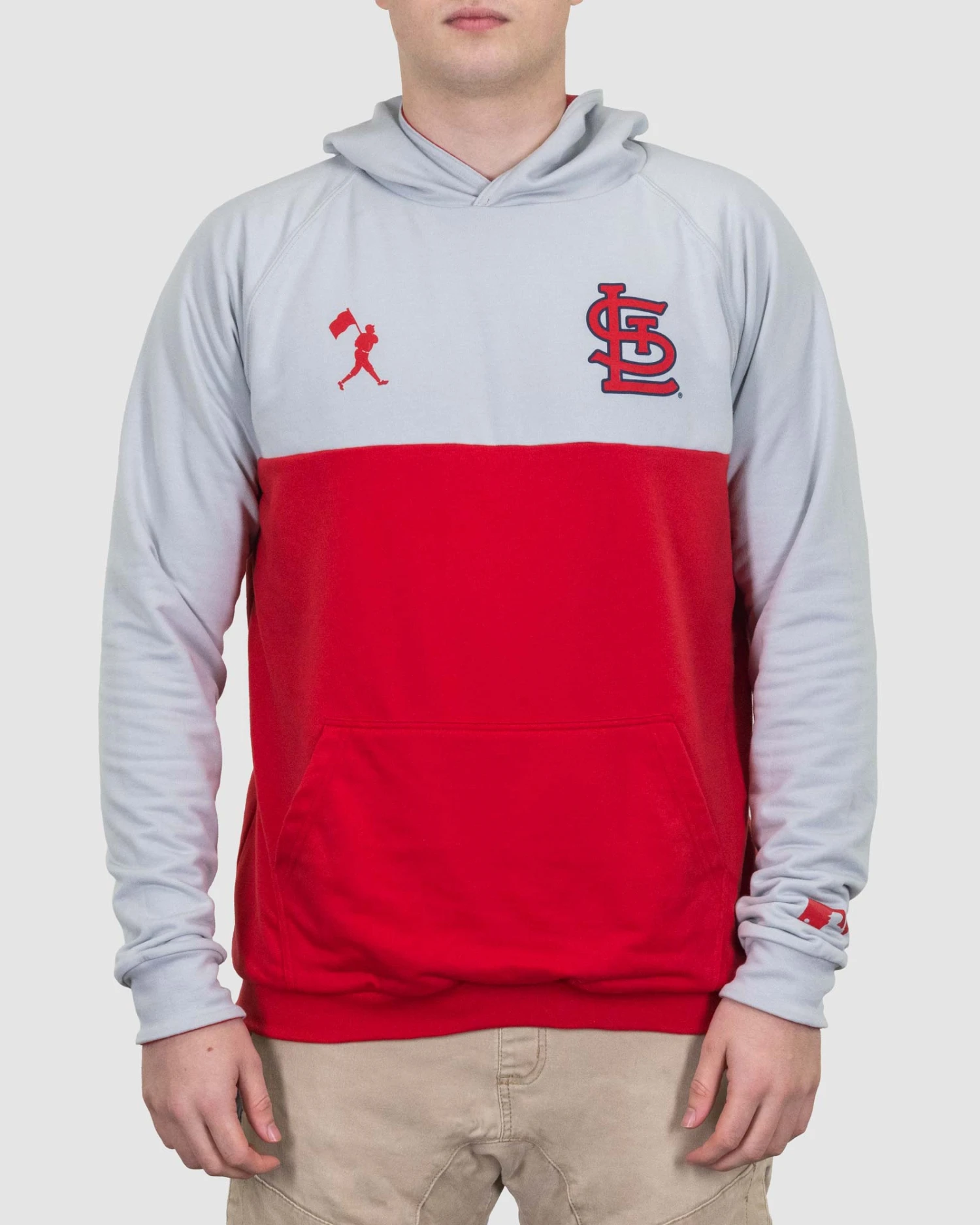 Double Play Reversible Hoodie - St. Louis Cardinals-7078535954502 6 Double Play Reversible Hoodie - St. Louis Cardinals-7078535954502 - Image 6