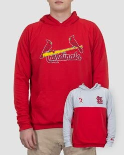 Double Play Reversible Hoodie - St. Louis Cardinals-7078535954502