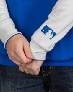 Double Play Reversible Hoodie - Los Angeles Dodgers-7083292491846 -Baseballism baseballism mlb reversible hoodie mens Dodgers 007