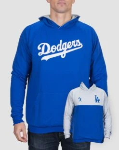 Double Play Reversible Hoodie - Los Angeles Dodgers-7083292491846