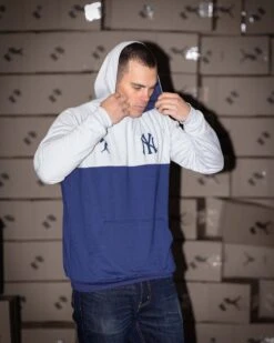 Double Play Reversible Hoodie - New York Yankees-7059141066822 -Baseballism baseballism mlb reversible hoodie mens Yankees 008