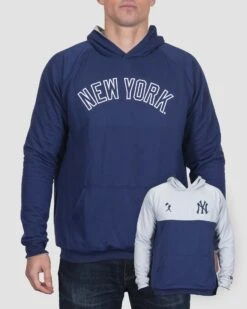 Double Play Reversible Hoodie - New York Yankees-7059141066822