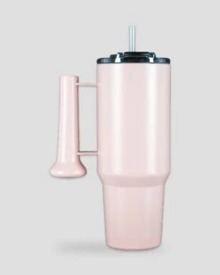 Ballpark Tumbler - 40oz - Pink Rose-7291635761222 -Baseballism baseballism mom bat tumbler pink 004