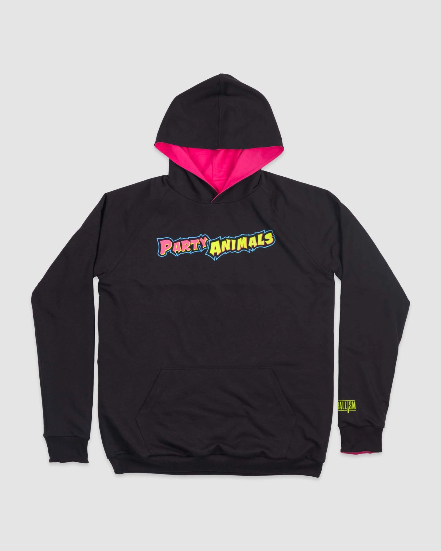 Double Play Reversible Hoodie: Party Animals - Baseballism X Savannah Bananas-7146654203974 2 Double Play Reversible Hoodie: Party Animals - Baseballism X Savannah Bananas-7146654203974 - Image 2