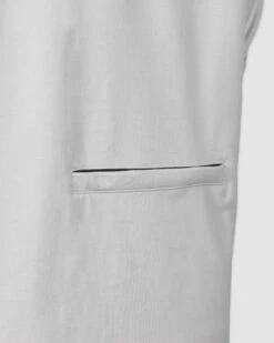 Brock Base Patch Quarter Zip (Grey)-7304104738886 -Baseballism baseballism quarterzip pullover sweatshirt grey 009