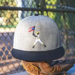 Clemente Swinging Flag Cap-6921881190470 13 Clemente Swinging Flag Cap-6921881190470 -Baseballism baseballism roberto clemente cap 007
