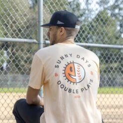 Sunny Days And Double Plays - Men's-7071270273094 -Baseballism baseballism sunnydays doubleplays mens tee 001