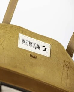 Vintage Glove Leather Tote - Caramel-7396079941 -Baseballism baseballism vintage leather tote 007