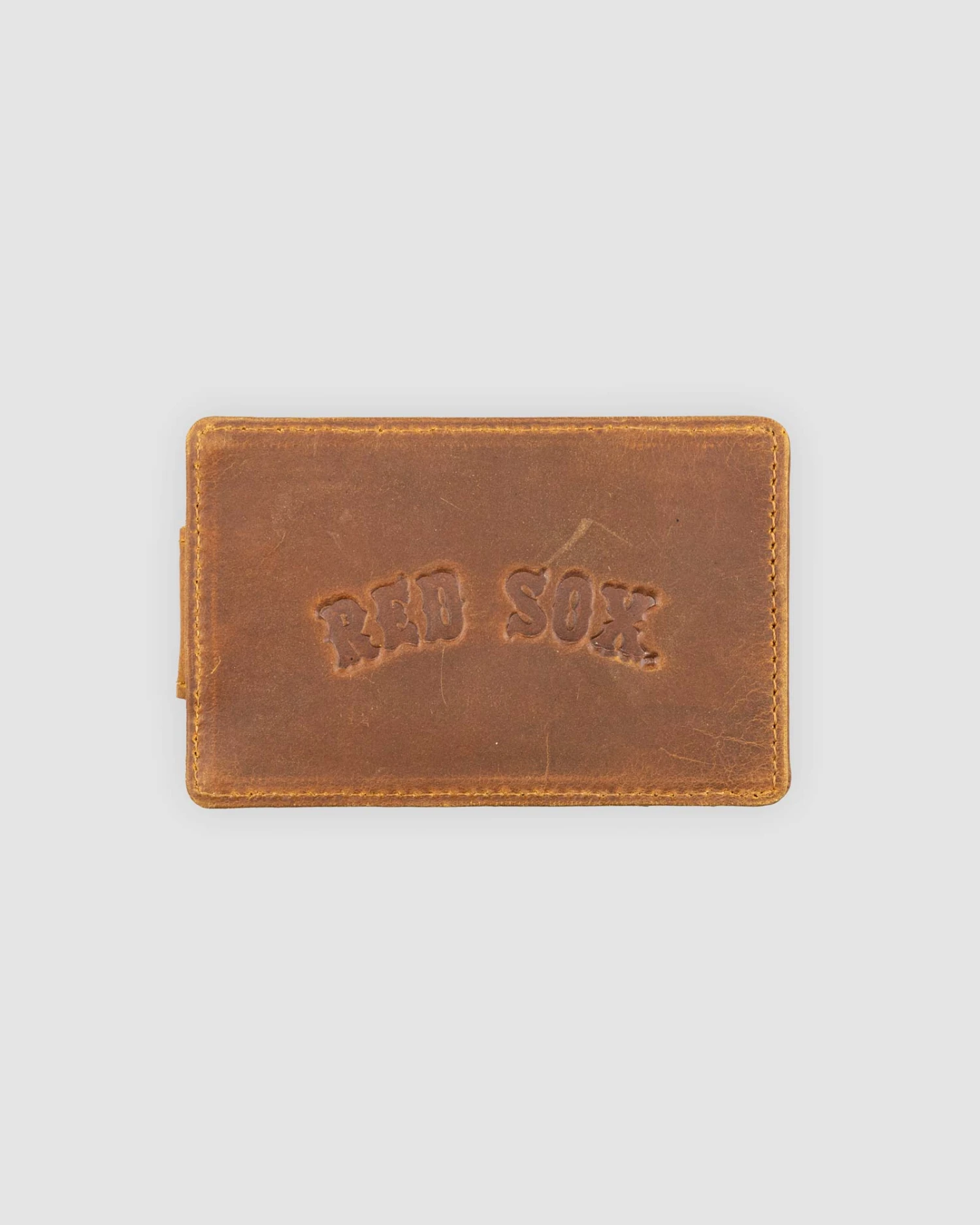 Flag Man Glove Leather Money Clip Wallet - Boston Red Sox-6675155386438 2 Flag Man Glove Leather Money Clip Wallet - Boston Red Sox-6675155386438 - Image 2