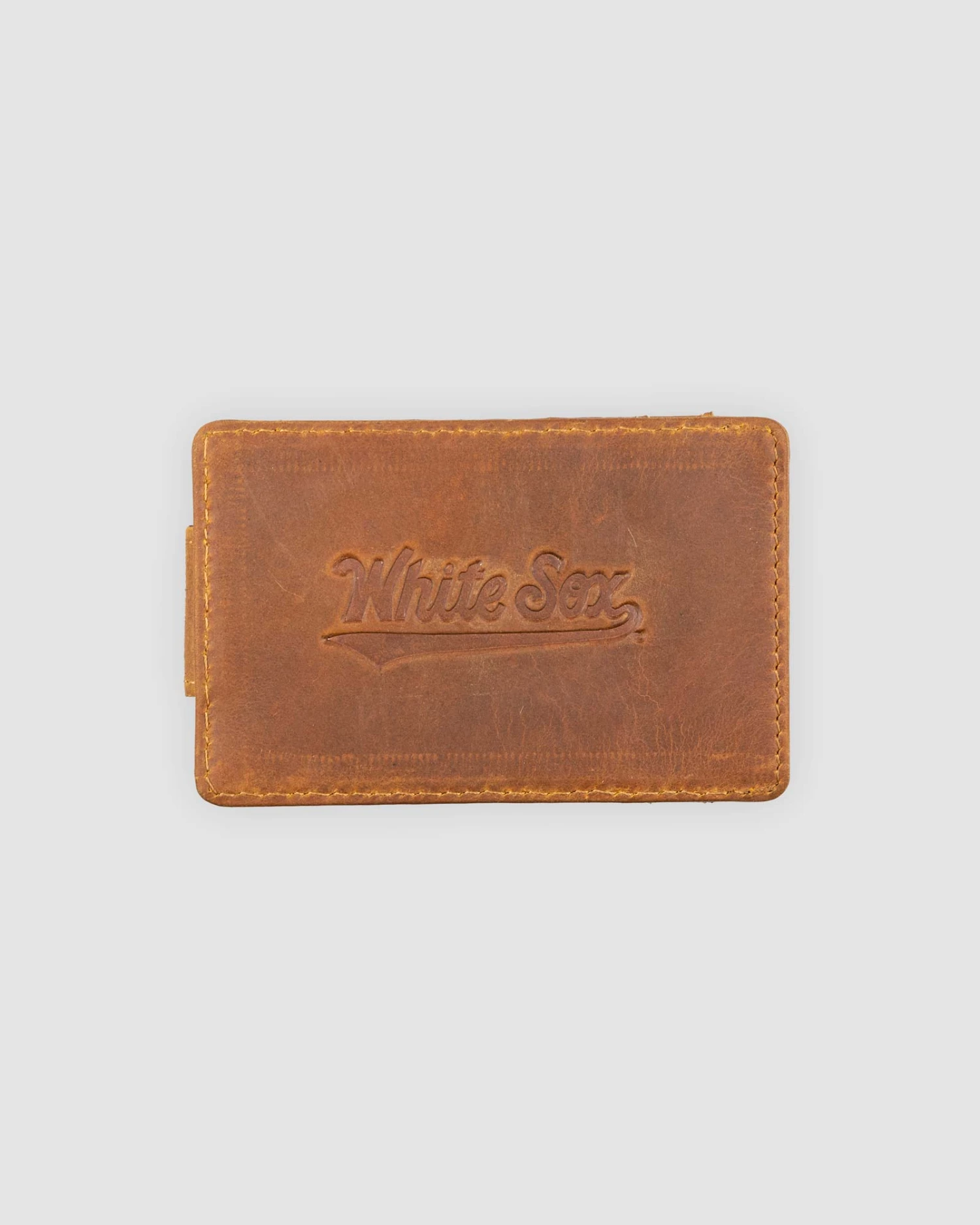 Flag Man Glove Leather Money Clip Wallet - Chicago White Sox-6675155615814 2 Flag Man Glove Leather Money Clip Wallet - Chicago White Sox-6675155615814 - Image 2