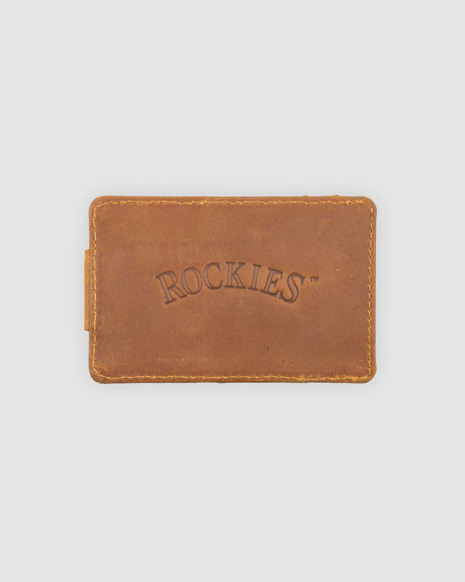 Flag Man Glove Leather Money Clip Wallet - Colorado Rockies-6675157024838 2 Flag Man Glove Leather Money Clip Wallet - Colorado Rockies-6675157024838 - Image 2