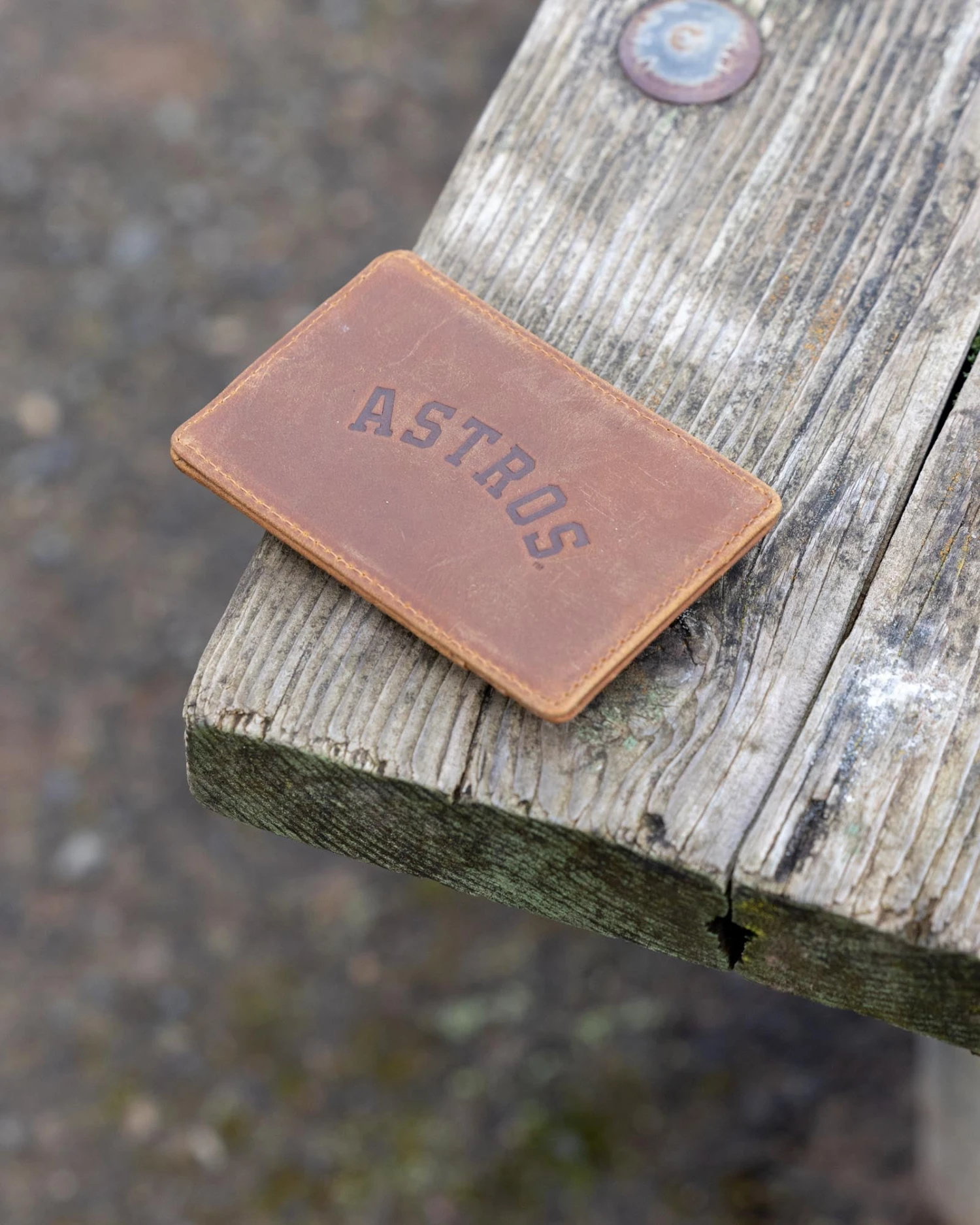 Flag Man Glove Leather Money Clip Wallet - Houston Astros-6675155976262 4 Flag Man Glove Leather Money Clip Wallet - Houston Astros-6675155976262 - Image 4