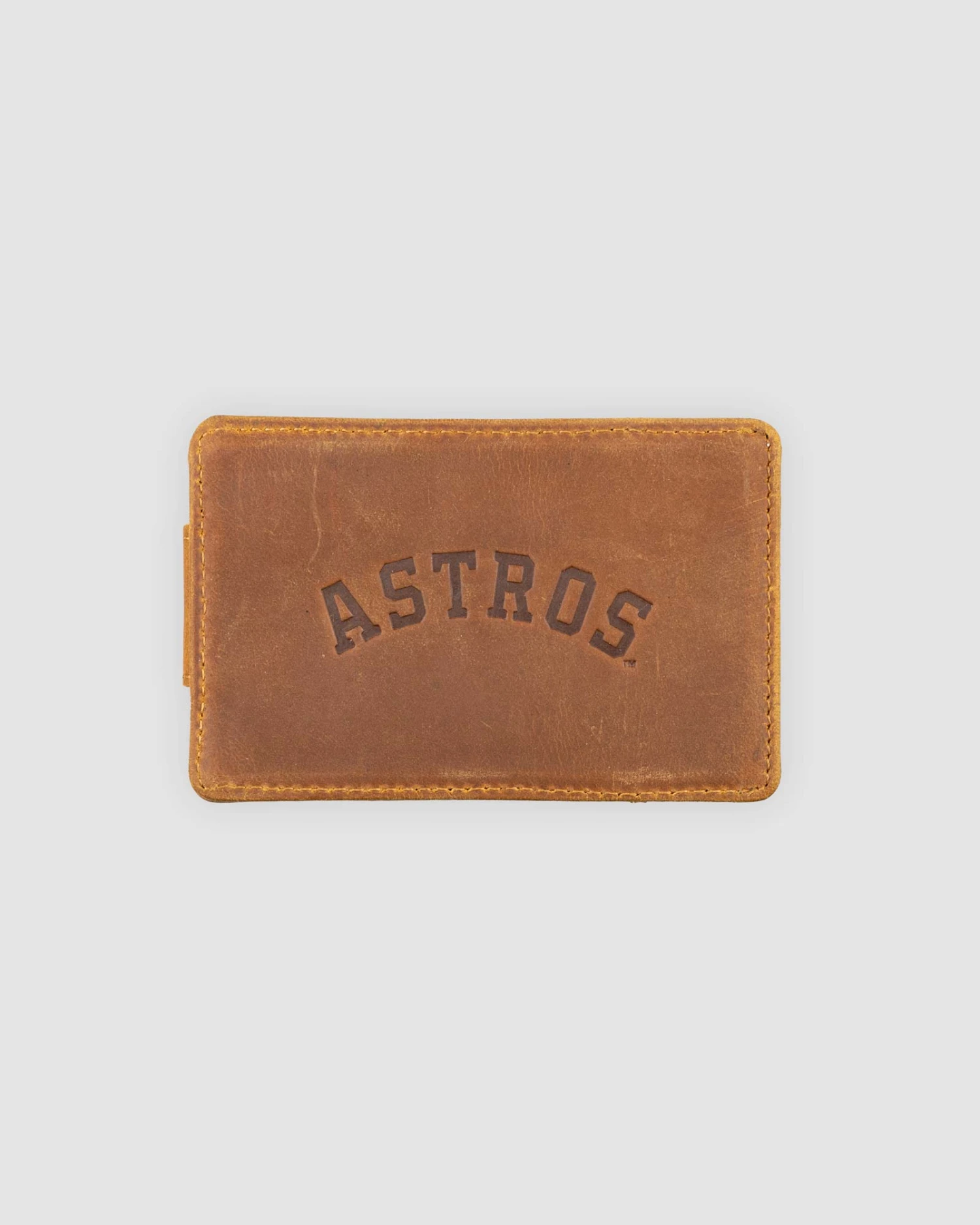Flag Man Glove Leather Money Clip Wallet - Houston Astros-6675155976262 2 Flag Man Glove Leather Money Clip Wallet - Houston Astros-6675155976262 - Image 2